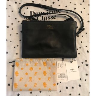 ドゥーズィエムクラス(DEUXIEME CLASSE)の⚠️確認用⚠️★美品★RIKA ZIP BAG★ブラック★(ショルダーバッグ)