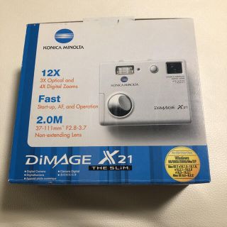 コニカミノルタ(KONICA MINOLTA)の【美品】コニカミノルタ DiMAGE DIMAGE X21 デジタルカメラ(コンパクトデジタルカメラ)