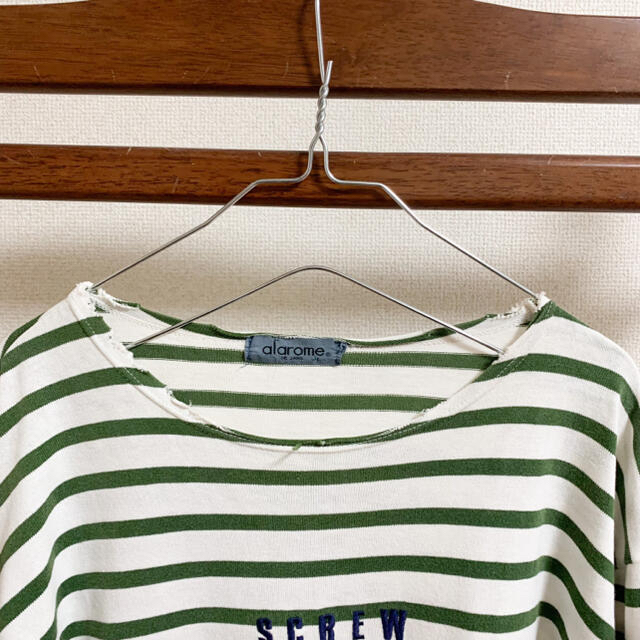 完売しました。　刺繍ボーダーロンtee