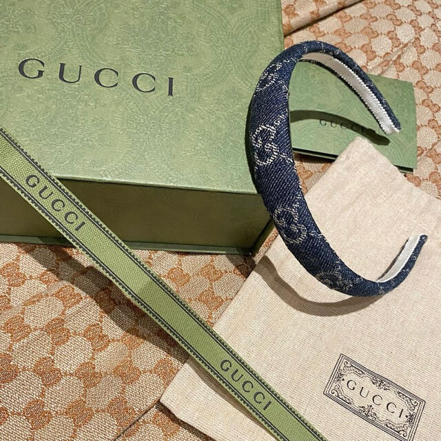 Gucci - GUCCIデニムカチューシャの通販 by p'n shop｜グッチならラクマ