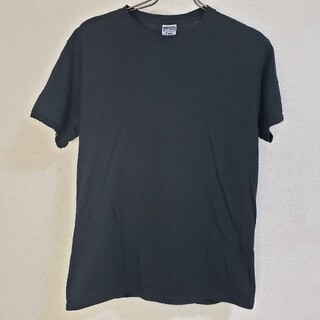 TM83 古着  JERZEES ジャージーズ  プリント Tシャツ  黒(Tシャツ/カットソー(半袖/袖なし))
