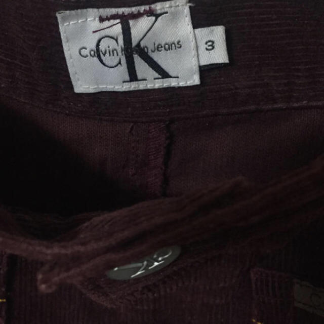 Calvin Klein(カルバンクライン)のカルバンクライン ボルドー コーデュロイ ミニスカート レディースのスカート(ミニスカート)の商品写真