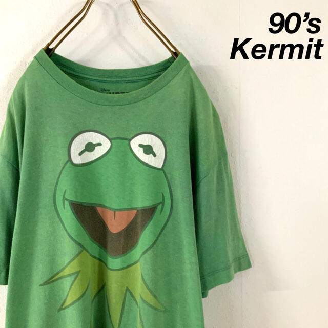 希少 90‘s Kermit Frog オーバープリント tシャツ シュプ元ネタ