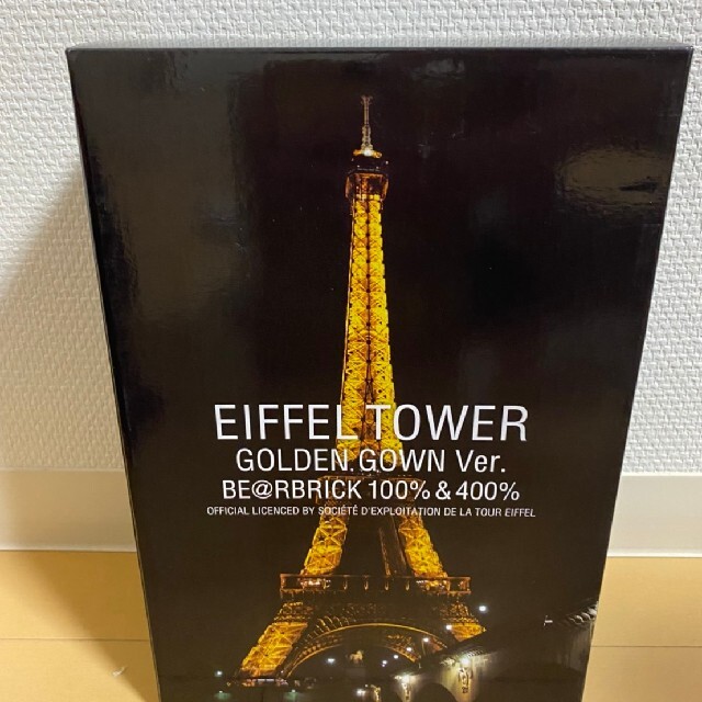 MEDICOM TOY(メディコムトイ)のBE@RBRICK EIFFEL TOWER G GOWN 100％&400％ エンタメ/ホビーのフィギュア(その他)の商品写真