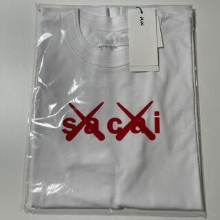 サカイ(sacai)のsacai x KAWS Flock Print T-Shirt サイズ2(Tシャツ/カットソー(半袖/袖なし))