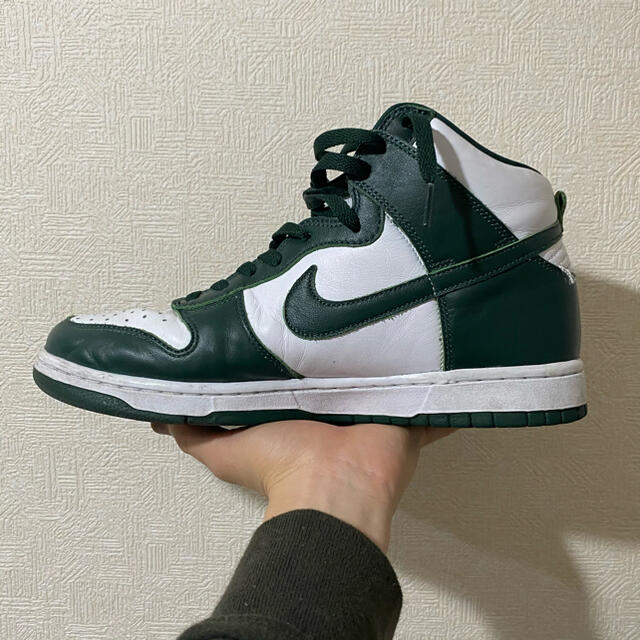 NIKE dunk high green 28