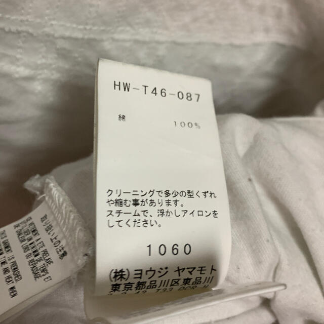 Yohji Yamamoto(ヨウジヤマモト)のyohji yamamoto pour homme 18ssリーフ刺繍カットソー メンズのトップス(Tシャツ/カットソー(半袖/袖なし))の商品写真