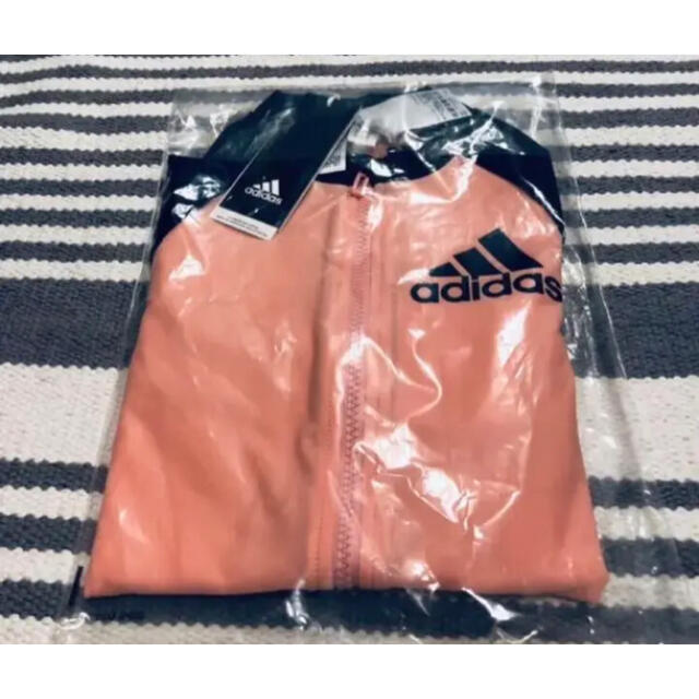 adidas(アディダス)の新品 adidas アディダス　キッズ　ガールズ　ラッシュガード　水着 キッズ/ベビー/マタニティのキッズ服女の子用(90cm~)(水着)の商品写真