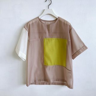 ミューラル MURRAL 20SS COLOR BLOCK TOP シアーシャツの通販 by
