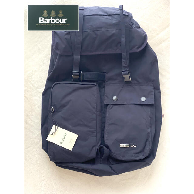 【新品・定価61,000円】Barbour×WACCOWACCO 伊勢丹別注リュック/バックパック