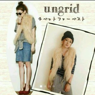 アングリッド(Ungrid)のungrid チベットファーベスト(ベスト/ジレ)