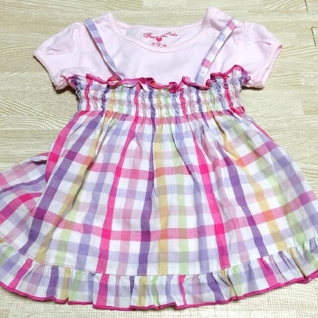 motherways(マザウェイズ)のマザウェイズ　トップス　ワンピース　セット　90 キッズ/ベビー/マタニティのキッズ服女の子用(90cm~)(ワンピース)の商品写真