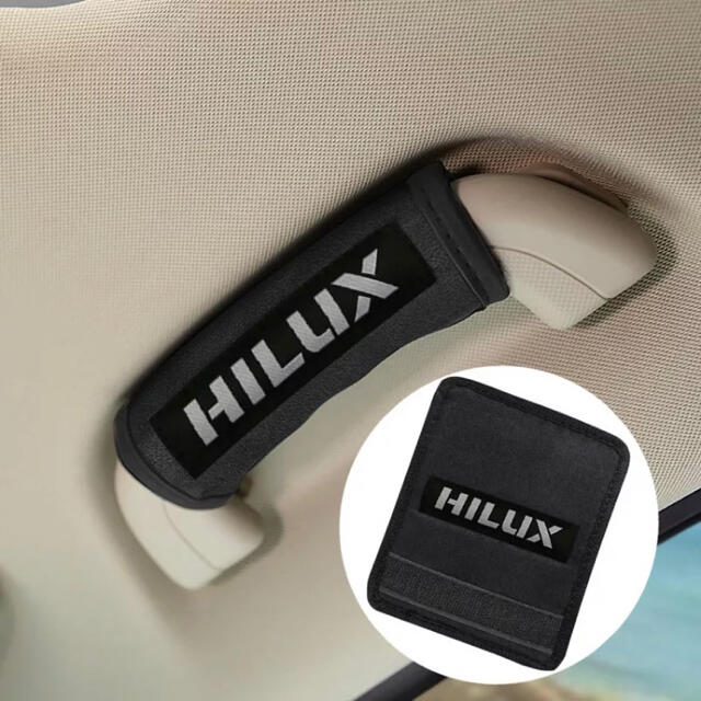 シルバー(銀色)ハイラックス HILUX GUN125専用 アシストグリップ 安心