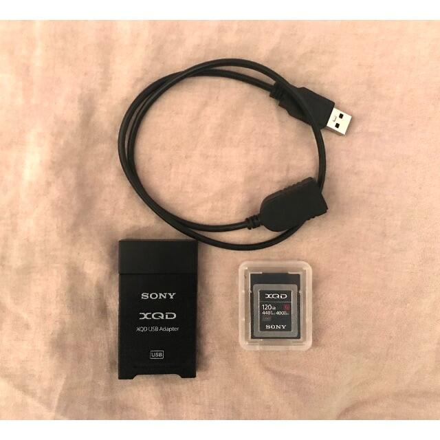 しん様専用】SONY製XQDカード120GBとアダプターのセット しん様専用】SONY製XQDカード120GBとアダプターのセット