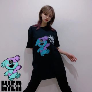 NieR  ONE君 BLACK CUTSEW(Tシャツ(半袖/袖なし))