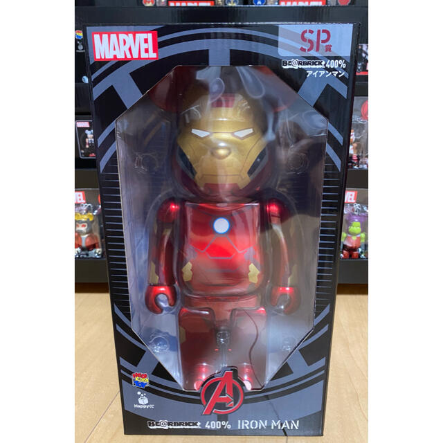 (訳ありセール 格安) MARVEL Happyくじmarvelブラックパンサーアイアンマンおまけ付き