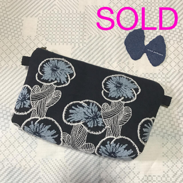 【SOLD】ミナペルホネン　ハンドメイド　ポーチ