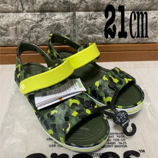 クロックス(crocs)の✨【新品　未使用　タグ付き】クロックス　21cm✨(サンダル)