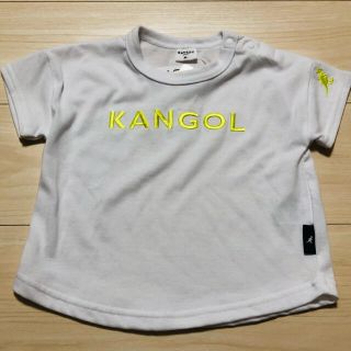 カンゴール(KANGOL)のKANGOLベビー　半袖Tシャツ　新品未使用　オフホワイト　80(Ｔシャツ)