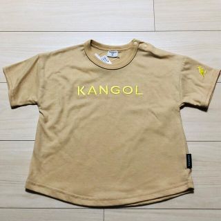 カンゴール(KANGOL)のKANGOLベビー　半袖Tシャツ　新品未使用　ベージュ　95(Tシャツ/カットソー)