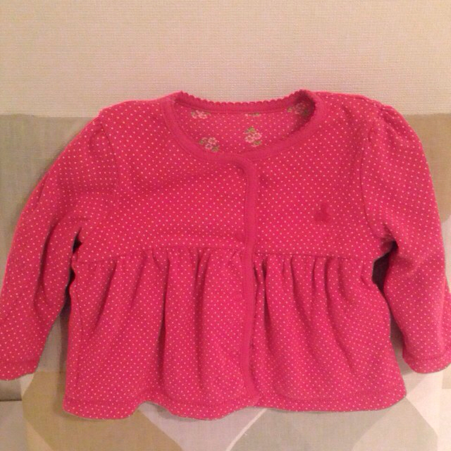 GAP(ギャップ)のBABY GAP♥リバーシブルカーデ キッズ/ベビー/マタニティのキッズ服女の子用(90cm~)(その他)の商品写真