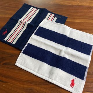 ポロラルフローレン(POLO RALPH LAUREN)のラルフローレン　タオルハンカチ　2枚まとめて　ミニタオル(ハンカチ)