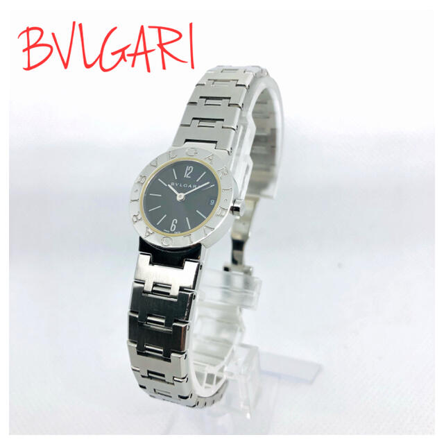 7月30日電池交換済み BB23SS ロゴ有り後期モデル BVLGARI - 腕時計