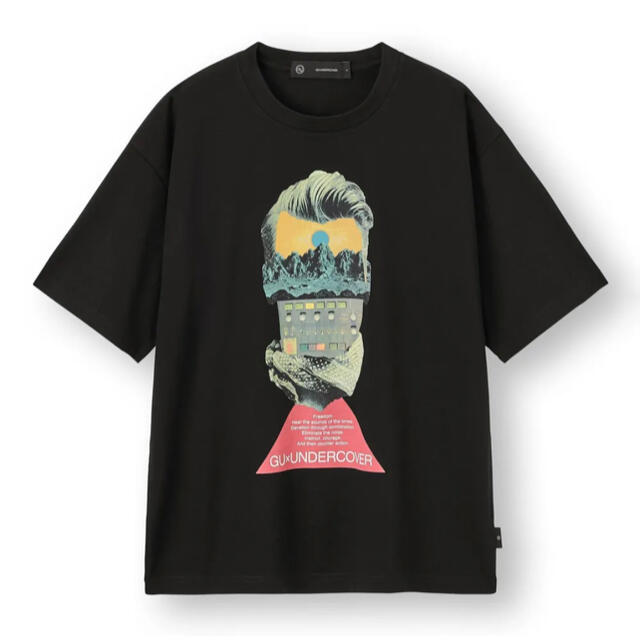 UNDERCOVER(アンダーカバー)の送料込み GU×UNDERCOVER 完売品 プリントロゴTシャツ L メンズのトップス(Tシャツ/カットソー(半袖/袖なし))の商品写真