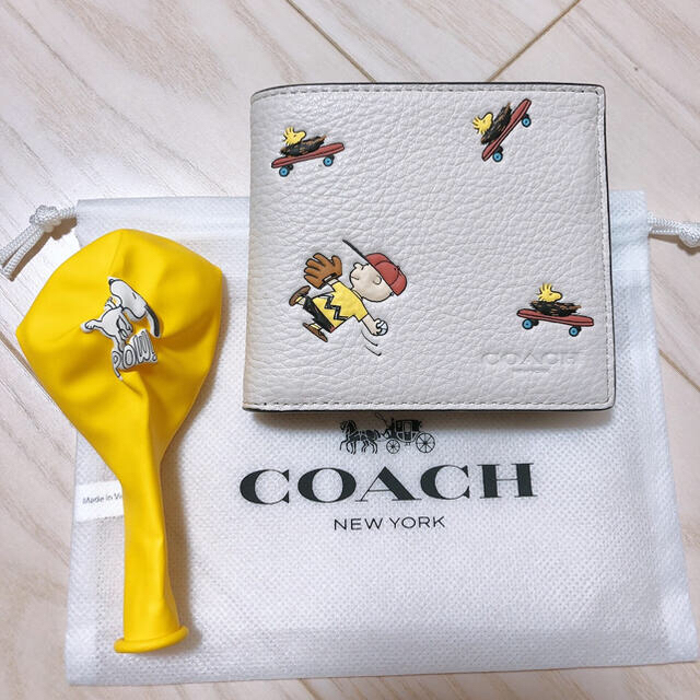 【 新品 】 COACH コーチ　スヌーピー　財布 - 財布