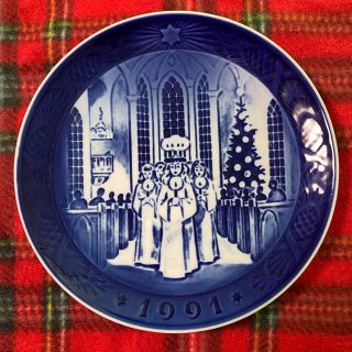 ロイヤルコペンハーゲン(ROYAL COPENHAGEN)のロイヤルコペンハーゲン イヤープレート 1991年(置物)