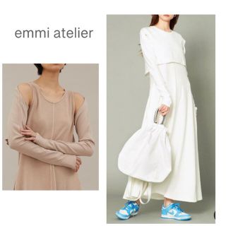 エミアトリエ(emmi atelier)の【2021SS 新品タグ付き】エミアトリエ★  セットアップ　ワンピース(ロングワンピース/マキシワンピース)