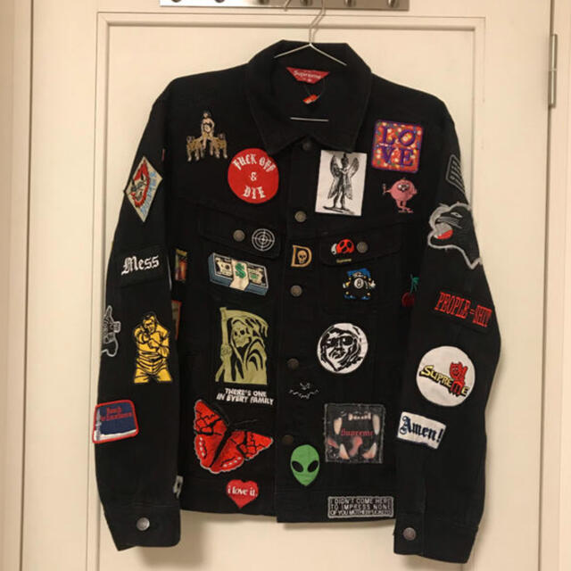 supreme 18ss patches jacket m 未使用品