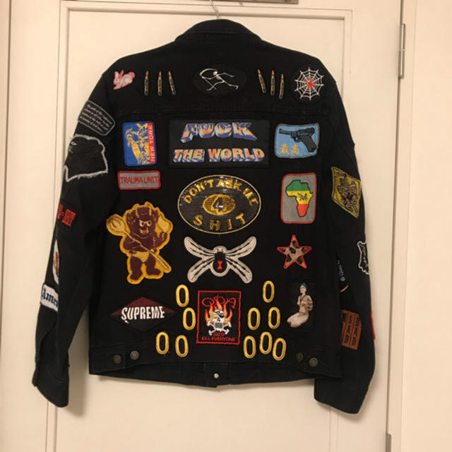 Supreme(シュプリーム)のsupreme 18ss patches jacket m 未使用品 メンズのジャケット/アウター(Gジャン/デニムジャケット)の商品写真