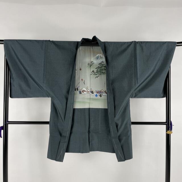 男着物 美品 秀品 身丈144.5cm 裄丈69cm 正絹 【中古】 メンズの水着/浴衣(着物)の商品写真