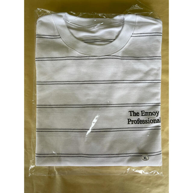 ■新品 ENNOY エンノイ Pique Border T-shits XL