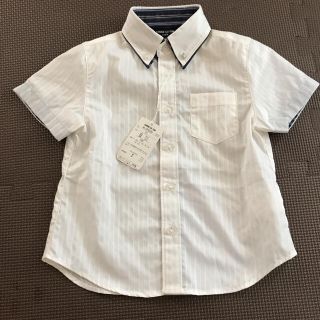 コムサイズム(COMME CA ISM)の新品♡コムサイズム　白シャツ　100A(ブラウス)