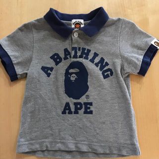 アベイシングエイプ(A BATHING APE)のA BATHING APE BABY ポロシャツ(Tシャツ/カットソー)