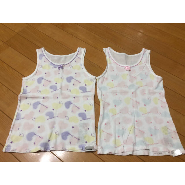 しまむら(シマムラ)のしまむらFIBER DRY 肌着タンクトップ110cm キッズ/ベビー/マタニティのキッズ服女の子用(90cm~)(下着)の商品写真