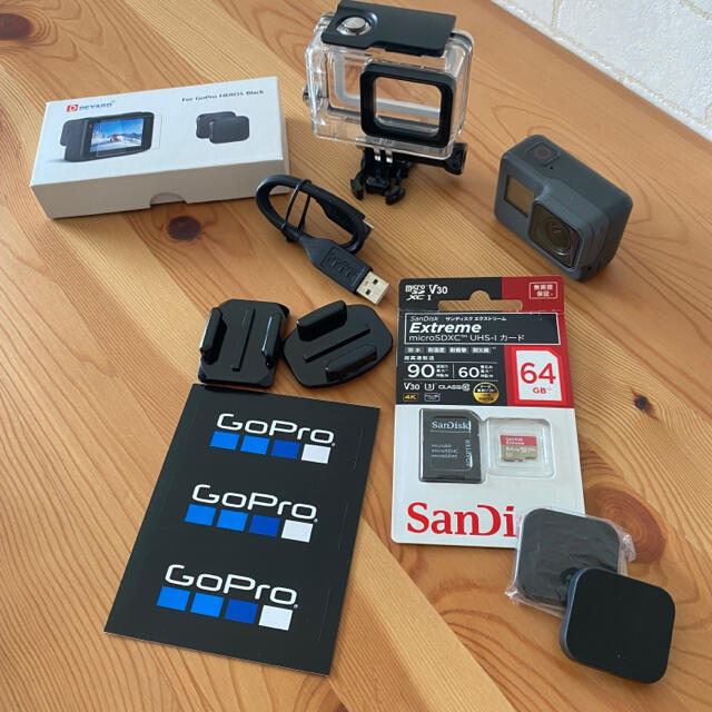 GoPro(ゴープロ)のGoPro Hero 5 Black スマホ/家電/カメラのカメラ(コンパクトデジタルカメラ)の商品写真