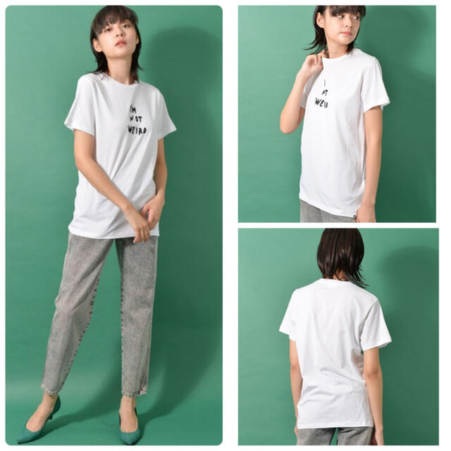 DIESEL(ディーゼル)の新品♡ディーゼル　FLAVIA プリントTシャツ　半袖　ホワイト　白　ロゴT♡ レディースのトップス(Tシャツ(半袖/袖なし))の商品写真