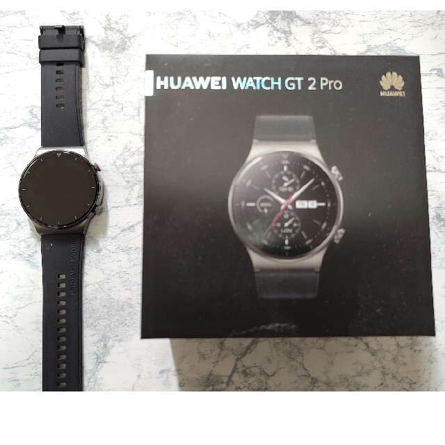 HUAWEI(ファーウェイ)のhuawei watch gt2 pro 日本正規品 日本語 メンズの時計(腕時計(デジタル))の商品写真
