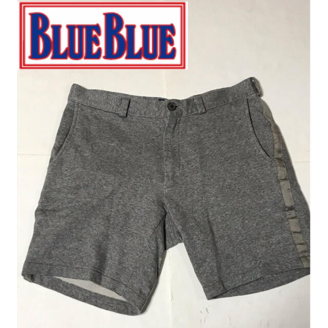 BLUE BLUE(ブルーブルー)のBLUEBLUE ブルーブルー ハーフパンツ ショートパンツ スウェット  メンズのパンツ(ショートパンツ)の商品写真