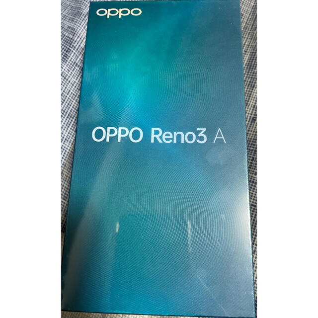 OPPO(オッポ)の新品未使用　OPPO Reno3 A ブラック スマホ/家電/カメラのスマートフォン/携帯電話(スマートフォン本体)の商品写真