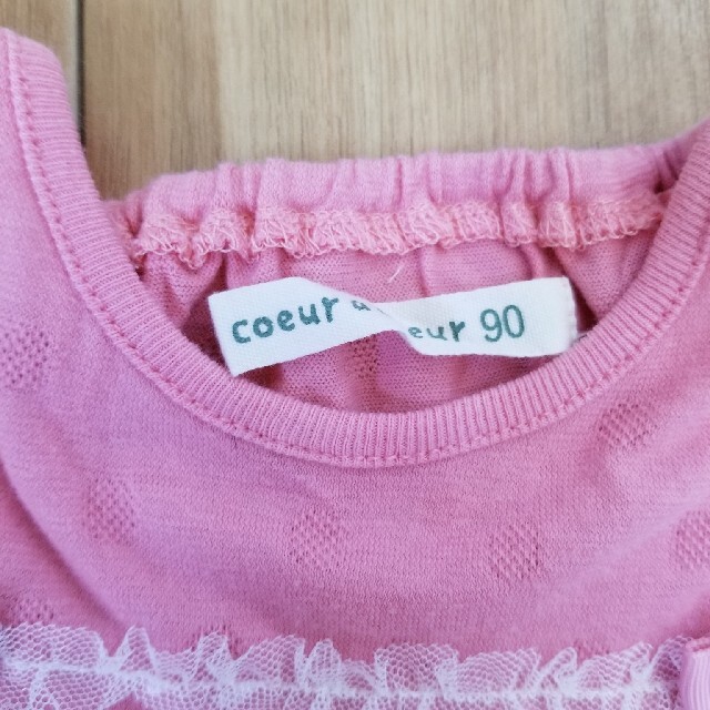 coeur a coeur(クーラクール)のクーラクール　ワンピースセット90 キッズ/ベビー/マタニティのキッズ服女の子用(90cm~)(ワンピース)の商品写真