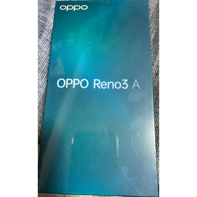 新品未使用　OPPO Reno3 A ブラックスマートフォン本体