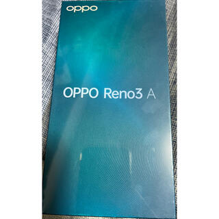 オッポ(OPPO)の新品未使用　OPPO Reno3 A ブラック(スマートフォン本体)