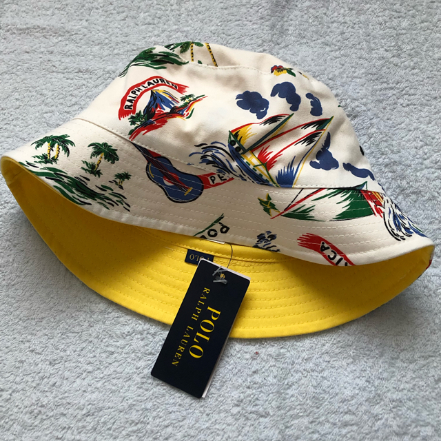 【新品】ラルフローレン リバーシブルバケットハット