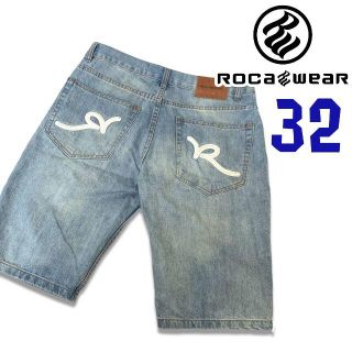 Rocawear - ロカウェア デニムショーツ 32 Rocawear ストリート Rocawear - ロカウェア デニムショーツ 32 Rocawear ストリート