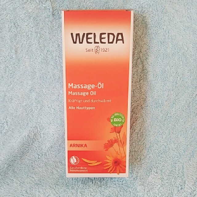 WELEDA(ヴェレダ)のブルーシノ様専用です。　　　ヴェルダ　アルニカマッサージオイル　100ml コスメ/美容のボディケア(ボディオイル)の商品写真