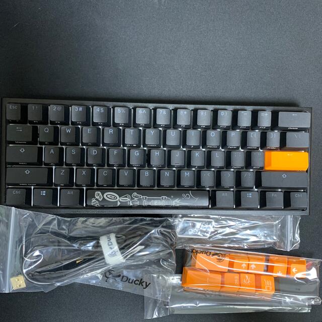 Ducky one 2 mini 60% 銀軸 シルバー軸